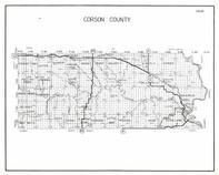 Corson County, Grand Valley, Riverside, Fairview, Little Oak, Freedom, Wood, Riddleland, Wakpala, South Dakota State Atlas 1930c